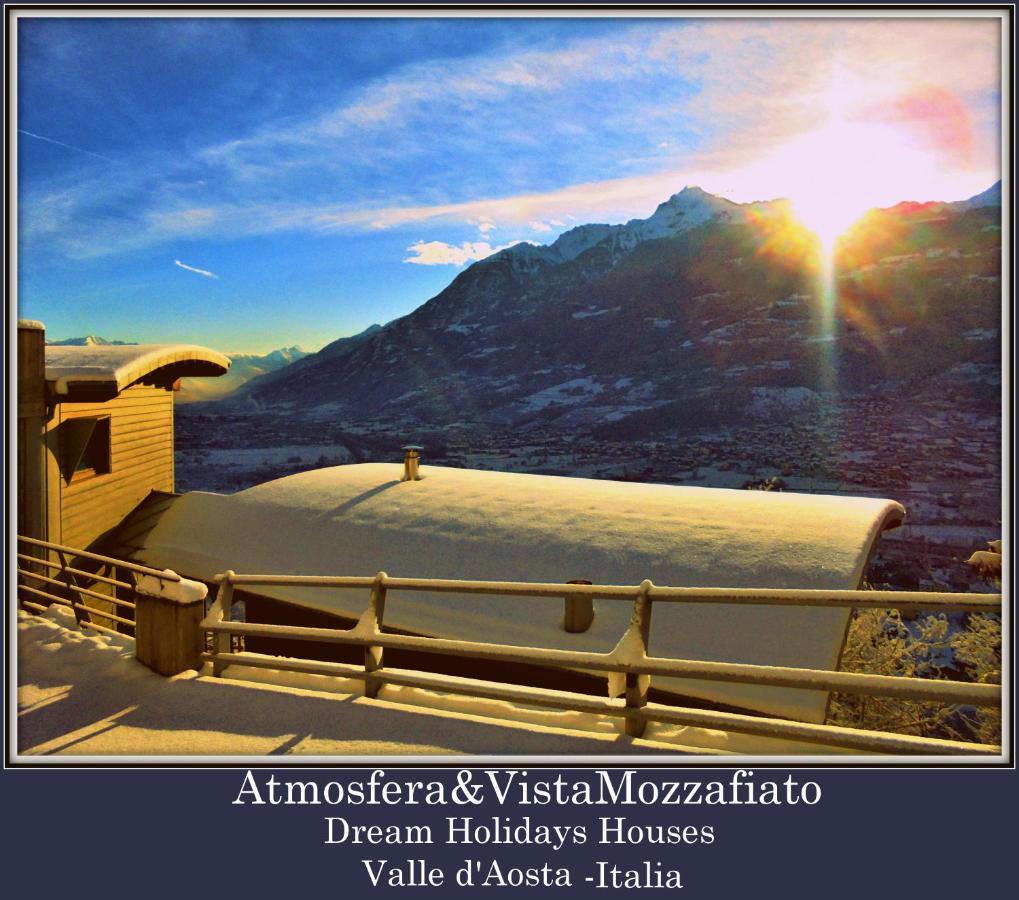 Chalet Con Jacuzzi Vista Montagne Aosta Kültér fotó