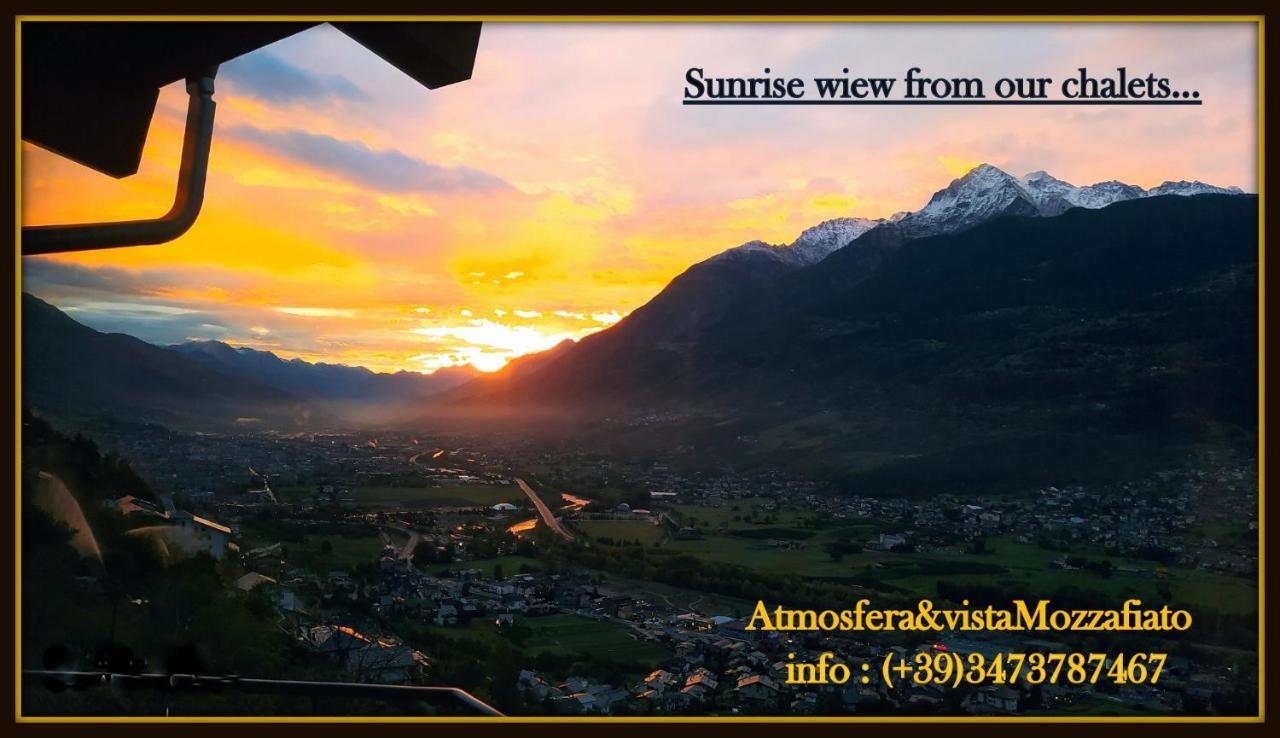 Chalet Con Jacuzzi Vista Montagne Aosta Kültér fotó